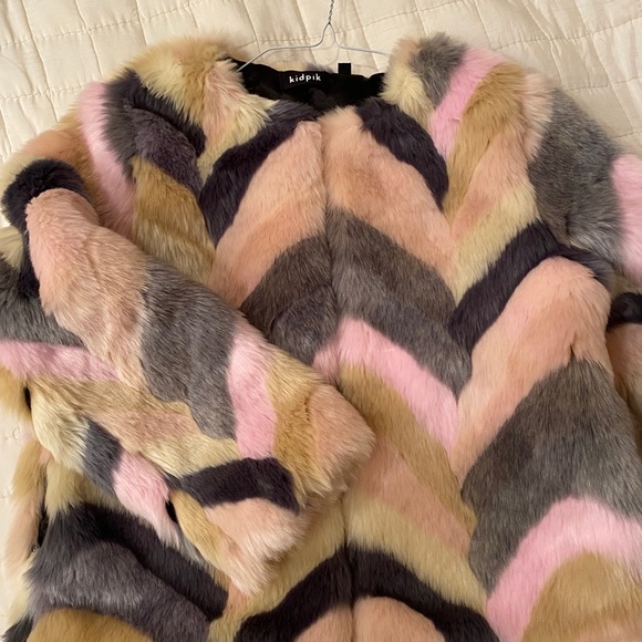 Kidpic Super Cute Fun Fur Jacket - Picture 4 of 7